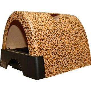 Designer Cat Litter Box with New Leopard Print Cover : Pet Supplies