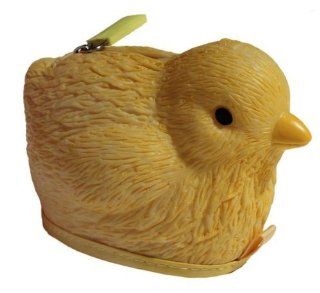 Rubber Chick (Chicken) Coin Purse Pouch / Case / Wallet with Zipper Toys & Games