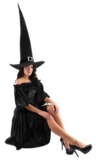 elope Giant Witch Hat, Black, One Size: Costume Headwear And Hats: Clothing