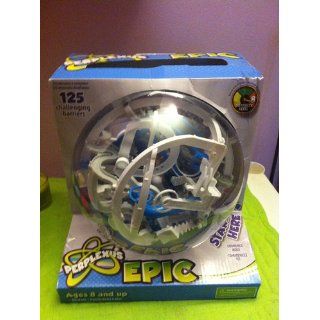 Perplexus Epic Maze Game by PlaSmart 125 Challenging Barriers with FREE Storage Bag: Toys & Games