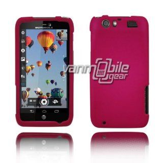 VMG For Motorola Atrix HD MB886 (AT&T Version) Cell Phone Matte Faceplate Hard Case Cover   Hot Pink: Cell Phones & Accessories