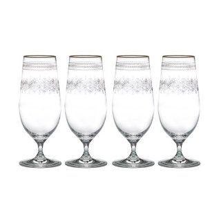 Mikasa Jewel Iced Beverage Glasses, Set of 4: Iced Tea Glasses: Kitchen & Dining
