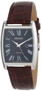 Seiko Men's SUT889 Dress Solar Classic Strap Watch: Seiko: Watches