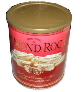 Brown and Haley Almond Roca Buttercrunch Toffee 29oz./822g Gift Cannister : Toffee Candy : Grocery & Gourmet Food