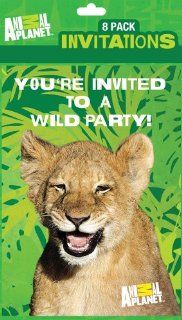 Animal Planet Invitations, 8 Cards and Envelopes, Design May Vary (870)  Blank Postcards 