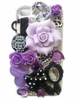Shapotkina Fashion DIY Cellphone Case for Iphone 4/4s Mobile Phone Protective Skin Fairy Tale Light Purple: Cell Phones & Accessories