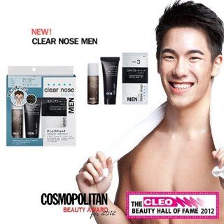Set Clear Nose For Men Blackhead Remover Solution 3 Easy Steps to Clear Out Blackhead and Create Smooth Refined Pores Without Irritation. : Other Products : Everything Else