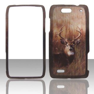 2D Buck Deer Motorola Droid 4 / XT894 Case Cover Phone Hard Cover Case Snap on Faceplates: Cell Phones & Accessories