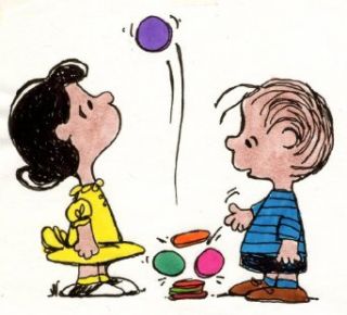 Peanuts Characters Pogs, Original Illustrations, Lucy and Linus: Charles Schulz: Entertainment Collectibles