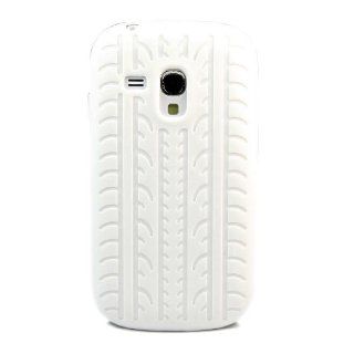 Wall  Tyre Tread Silicone Soft Skin Case Cover for Samsung Galaxy S 3 III S3 Mini i8190 White    (Don't Fit for Samsung Galaxy I9300 III S3.): Cell Phones & Accessories