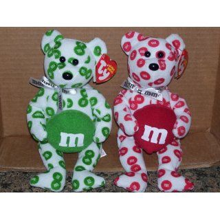 TY Beanie Baby   RED the M&M's Bear (Walgreen's Exclusive): Toys & Games