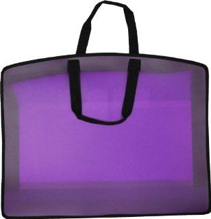 Filexec Carry All Bag, In Side Pocket, Business Card Slot, Zippered Closure, Purple (34954) : Office Supplies Organizers : Office Products