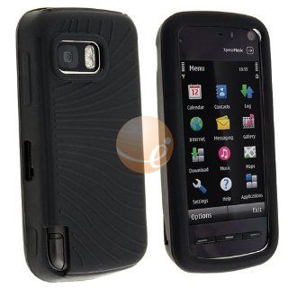 Silicone Skin Case for Nokia XpressMusic 5800, Black: Cell Phones & Accessories