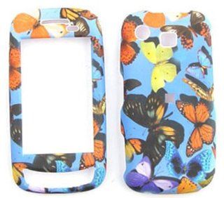 Samsung Impression A877   Multicolor Butterflies  Hard Case/Cover/Faceplate/Snap On/Housing/Protector: Cell Phones & Accessories