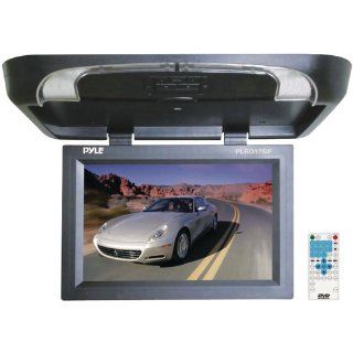 PYLE PLRD175IF 17'' Flip Down Monitor w/ Built in DVD/ SD/ USB Player w/ Wireless FM Modulator & IR Transmitter : Vehicle Overhead Video : Car Electronics