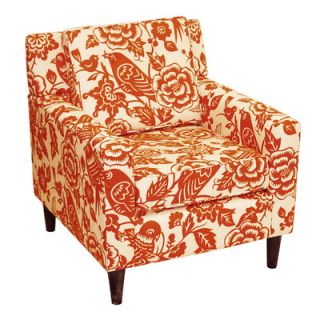 Skyline Furniture Cube Fabric Chair 5505CNRYMZ Color: Canary Tangerine