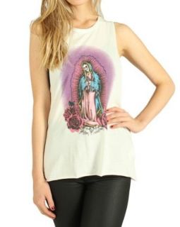 All About Eve Women's Mother Mary Tank Tank Top And Cami Shirts