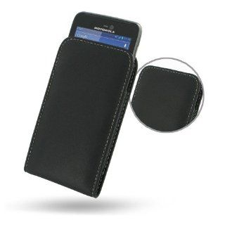 Motorola Atrix HD MB886 Leather Case   Vertical Pouch Type (NO Belt Clip) by PDair (Black): Electronics