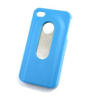 [Aftermarket Product] Brand New Light Blue Hard Back Rear Protection Beer Bottle Opener Case Cover For Apple iPhone 4 4S: Cell Phones & Accessories