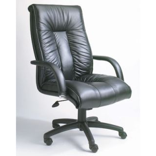 Boss Office Products Contemporary High Back Italian Leather Office Chair B930