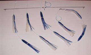 Squid Spreader Bars, by Reel Draggin' Tackle, LLC (Purple/Black Shell Squid) : Fishing Squid Lures : Sports & Outdoors