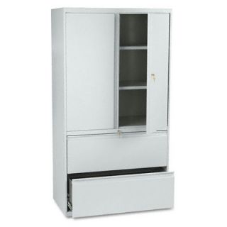 HON 800 Series 36 Lateral File Storage Cabinet HON885LSQ Finish Light Gray