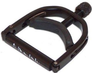Paige Banjo/Mandolin Capo fits up to the 4th Fret on a 5 string black: Musical Instruments