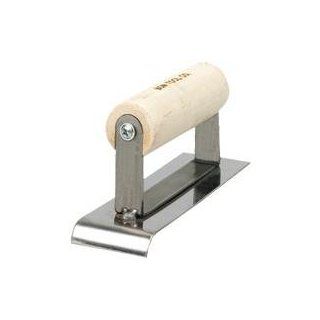 Bon 12 888 6 Inch by 1 Inch Radius Edger with 1/2 Inch Radius and Lip, Wood Handle, Stainless Steel: Home Improvement