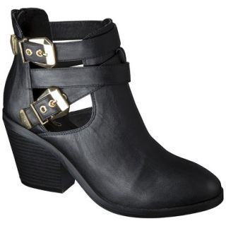 Womens Mossimo Lina Buckle Ankle Boot   Black 10