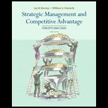 Strategic Management and Competitive Advantage : Concepts
