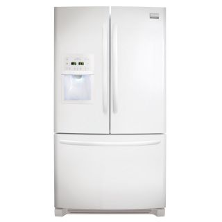 Frigidaire Gallery 26.7 cu ft French Door Refrigerator with Dual Ice Maker (Smooth White) ENERGY STAR