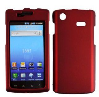 Hard Red Case Cover Faceplate Protector for Samsung Captivate i897 Galaxy S with Free Gift Reliable Accessory Pen: Cell Phones & Accessories