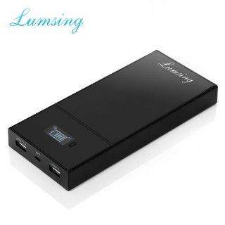Lumsing 16000mAh Portable External Battery Pack Charger Power Bank for Tablets: iPad 4 3 2, iPad mini; Kindle Fire HD, Google Nexus 7, Nexus 10; Samsung Galaxy Tab, Acer B1; for Phones: iPhone 5 (Lightning Cable not Provided), 4S, 4, 3GS; Samsung Galaxy S4