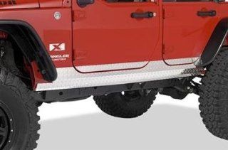 Warrior Products 922 Under Door Side Plate for Jeep JK Unlimited 07 10: Automotive