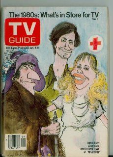 1980 TV Guide Jan 5 Cast of MASH   NY Metro edition   No Mailing Label Excellent to Mint: Entertainment Collectibles