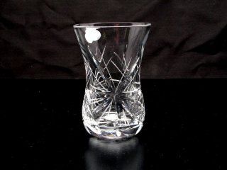 Set of 6 Crystal Turkish Tea Glasses Russian Cut Crystal: Kitchen & Dining