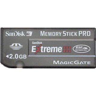 SanDisk SDMSPX3 2048 901 2 GB Extreme III Memory Stick Pro Card (Retail Package): Electronics