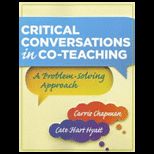 Critical Conversations in Co Teaching A Problem Solving Approach