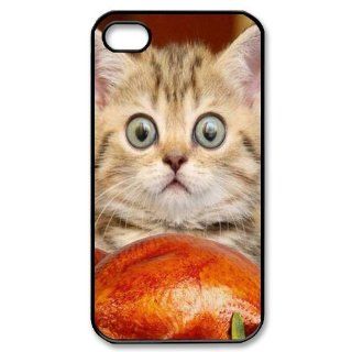 Custom Because Cats Cover Case for iPhone 4 4s LS4 929 Cell Phones & Accessories