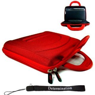 Sony DVP FX930/R 9 Inch Portable DVD Player Kroo 11273 Cube Case (RED) + Includes a Determination Hand Strap Electronics