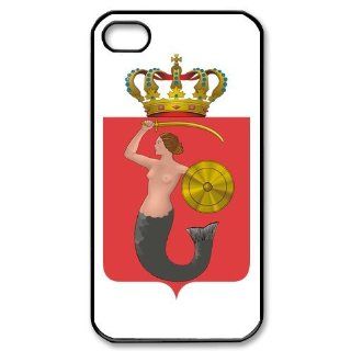 Popular Warsaw Coat Of Arms New Style Durable Iphone 4,4s Case Hard iPhone Cover Case: Cell Phones & Accessories