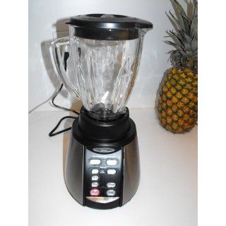 Oster BVCB07 Z Counterforms 6 Cup Glass Jar 7 Speed Blender, Brushed Stainless/Black: Kitchen & Dining