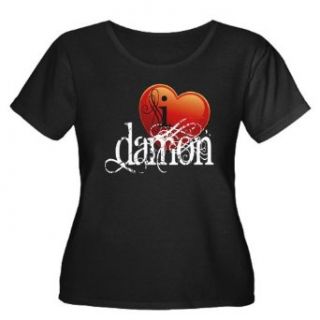 CafePress I Love Heart Damon Women's Plus Size Scoop Neck Women's Plus: Clothing