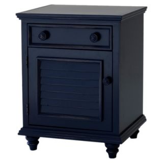 John Boyd Designs Outer Banks 1 Drawer Nightstand OB NS01 Finish: Blue