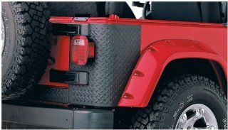 Bushwacker Jeep Trail Armor Six Piece Set for Pocket Style Fender Flares Automotive