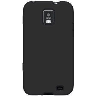 Amzer Silicone Jelly Skin Case Cover for Samsung Focus S SGH I937   Retail Packaging   Black: Cell Phones & Accessories