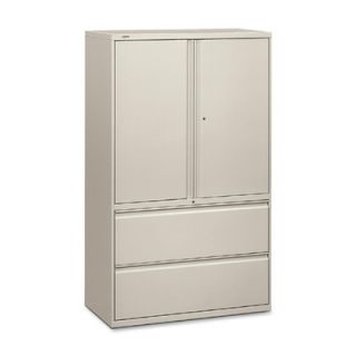HON 800 Series 42 Lateral File Storage Cabinet 895 Finish Light Gray