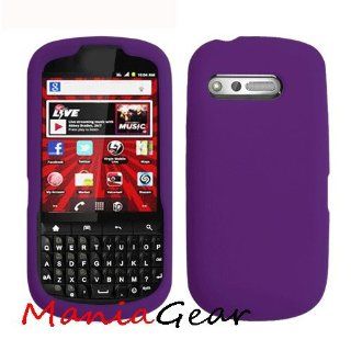 [ManiaGear] Purple Silicone Skin For PCD Venture/Juke 910c (Virgin Mobile): Cell Phones & Accessories