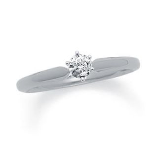 CT. Diamond Solitaire Engagement Ring in 14K White Gold   Zales