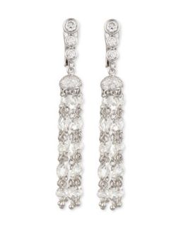 Swing Collection Rose Cut Tassel Earrings, 5.82 TCW; G/VS1 VS2   Maria Canale